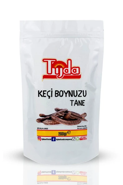 TİJDA Harnup(keçi Boynuzu) Meyvesi Ham Kuru 200 Gr ürün görseli 1
