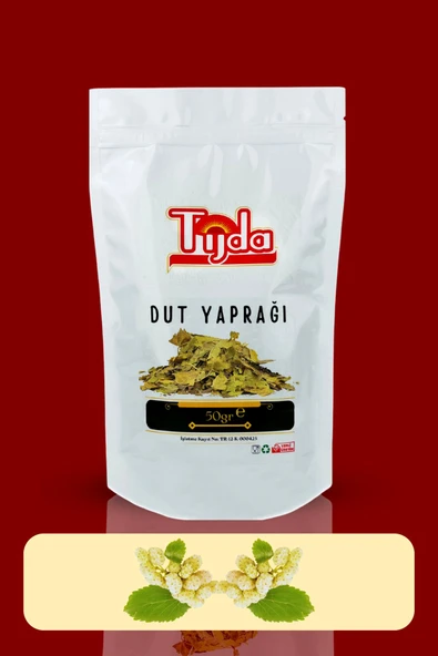 TİJDA Dut Yaprağı 50 Gr (Morus Alba) - Resim 2