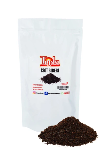 TİJDA Isot Siyah Pul Biber 1000 Gr ürün görseli 1