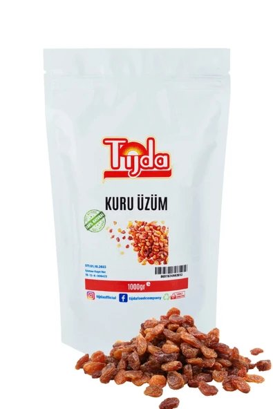 TİJDA Çekirdeksiz Kuru Üzüm 1000 gr ürün görseli 1