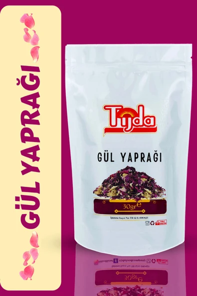TİJDA Gül Yaprağı 30 Gr (Rosaceae) ürün görseli 1