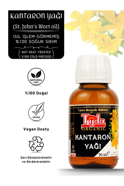 TİJDA Kantaron Yağı ( %100 Soğuk Sıkım ) 50 Ml ürün görseli 1