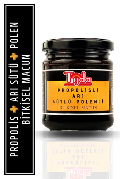 TİJDA Propolis,arı Sütü,polenli,ginseng'li Bitki Karışımlı Macun 240 Gr ürün görseli 1