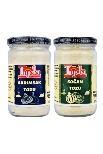 TİJDA Sarımsak Tozu - Soğan Tozu 2'li Set(glutensiz) ürün görseli 1