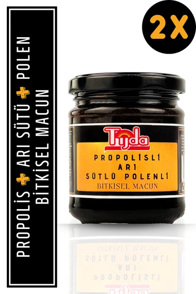 TİJDA Propolis,arı Sütü,polenli,ginseng'li Bitki Karışımlı Macun 2'li Set ürün görseli 1