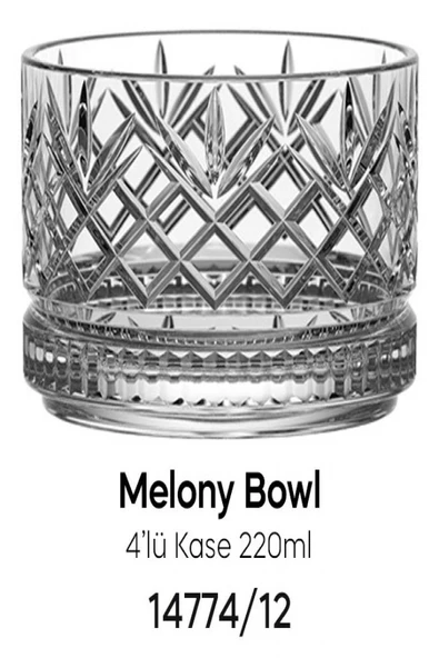 PEROTTİ MELONY BOWL 4 LÜ KASE 220ML 14774 ürün görseli 1