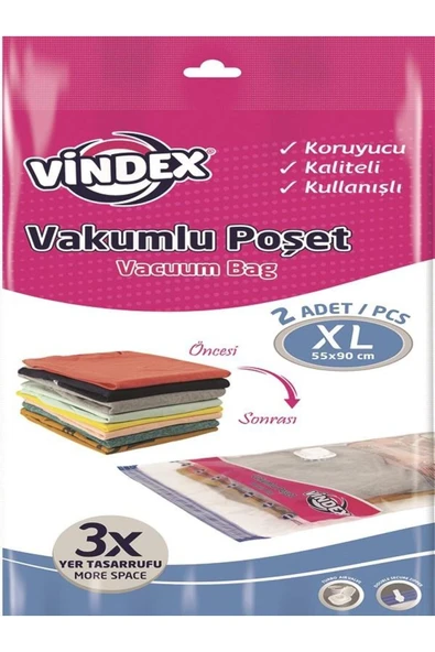 Forbest Leva Vindex Vakumlu Hurc 55 X 90 Cm Vakumlu Poşet Xlarge Boy ürün görseli 1