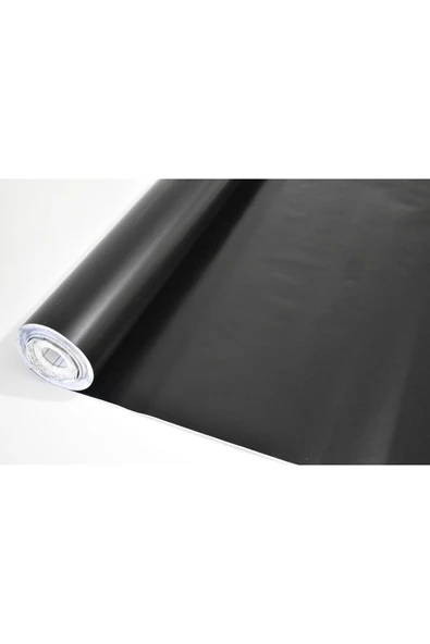 Dekoratif Yapışkanlı Folyo 45 Cm X 2 Mt Parlak Siyah ürün görseli 1
