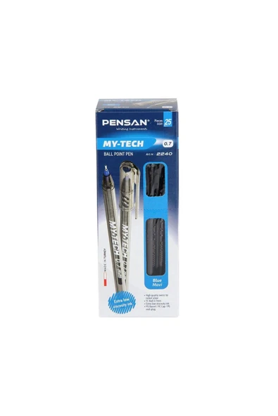 Pensan My Tech 0.7 Tükenmez Kalem 1 Kutu 25 Adet ürün görseli 1