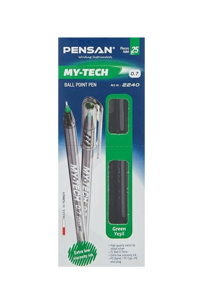 Pensan My Tech 0.7 Tükenmez Kalem 1 Kutu 25 Adet ürün görseli 1