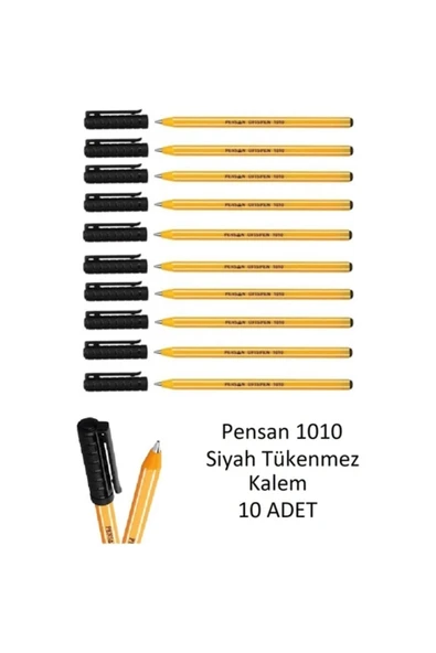 Pensan 1010 Ofispen Tükenmez Kalem ( 20 Adet Siyah) ürün görseli 1