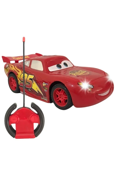 Cars Uzaktan Kumandalı Pilli Işıklı Şimşek Mcqueen 2 Fonksiyon(GİDİŞ-GELİŞ) ürün görseli 1