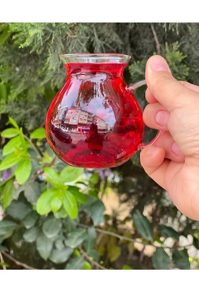 6lı Keyfi Ala Borosilikat Cam Çay Bardağı 185 ml (KEYFİ ALA ÇAY BARDAĞI) ürün görseli 1