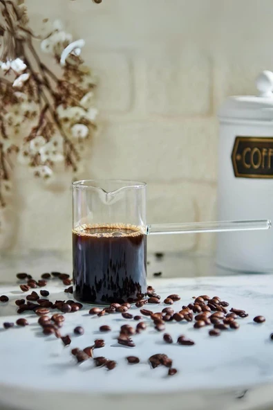 Borosilikat Cam Lüx Cezve 400 ml ürün görseli 1