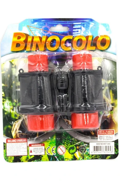Binocolo Oyuncak Dürbün - Kırmızı ürün görseli 1