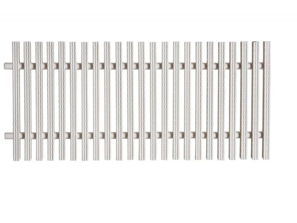 Gemaş Havuz Savak Kanal Izgarası Plastik 25 cm Çift Geçme (1 metre)-ToptancıyızBiz ürün görseli 1