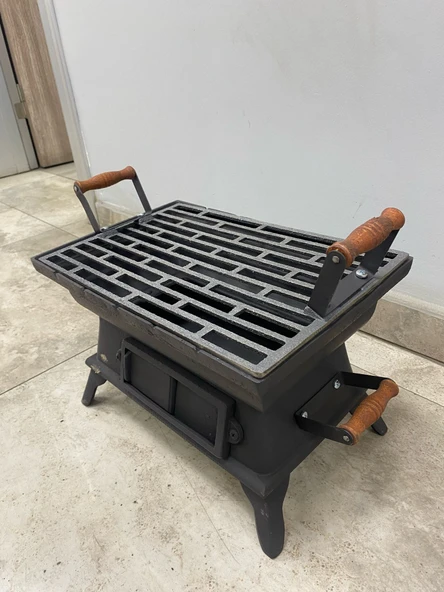 FS-405 AHŞAP SAPLI DÖKÜM MANGAL - Resim 2