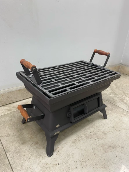 FS-405 AHŞAP SAPLI DÖKÜM MANGAL - Resim 3