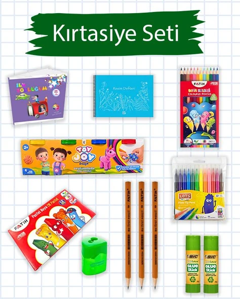 Temel Okul Kırtasiye Seti İlk Sözlüğüm Hediyeli ürün görseli 1