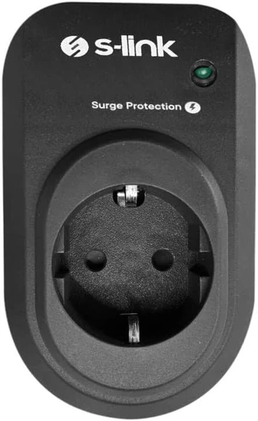S-link SL-06 16A 3500W 450 Joule Akım Korumalı Tekli Priz ürün görseli 1