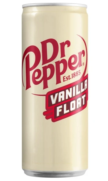 Dr Pepper Vanilla Float - Vanilyalı Gazlı İçecek 330 ml - Resim 2