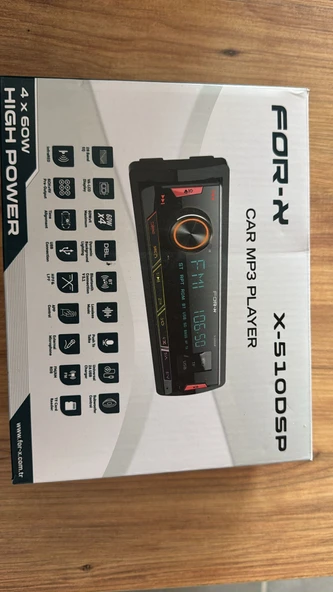 FOR-X 510DSP CAR MP3 PLAYER ürün görseli 1