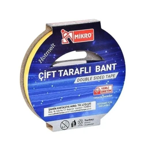 Mikro Çift Taraflı Bant 18Mmx25Mt - 2 adet ürün görseli 1
