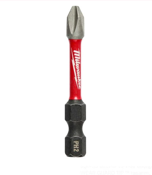 Milwaukee Shockwave Bits Uç Ph2 50Mm 10lu Paket ürün görseli 1