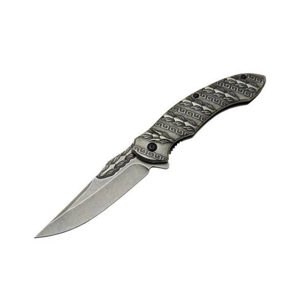 Metal Snake Çakı Titanyum Marka:Alaska Ürün Kodu: s-2074 b GRİ 21 CM ürün görseli 1