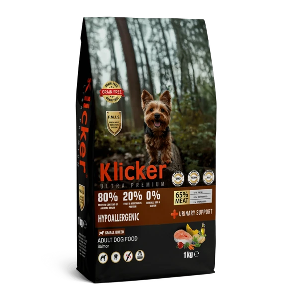 Klicker Mini Irk Yetişkin Köpek Maması Somonlu 12 kg ürün görseli 1