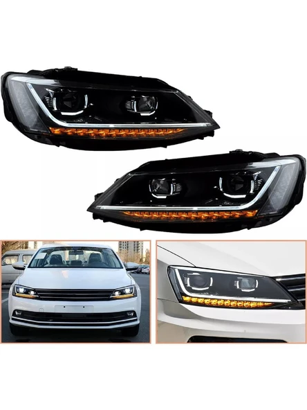 Volksvagen Jetta 2011-2014 Passat B8 Dizayn Ledli Ön Far ürün görseli 1