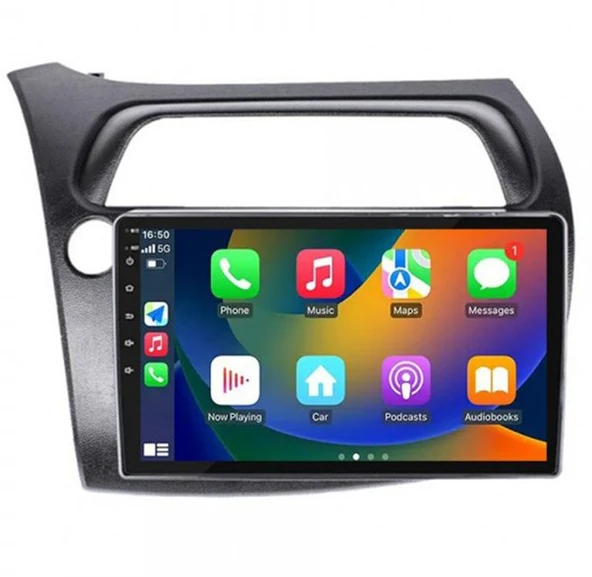 Navismart Multimedya - 4 Çekirdek İşlemci, 4GB RAM, 64GB HAFIZA Honda Civic Type-R/S (2007-2011) ile uyumlu ürün görseli 1