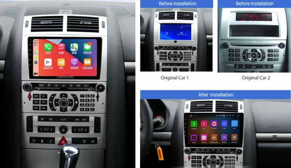 Navismart Multimedya - 4 Çekirdek İşlemci, 4GB RAM, 64GB HAFIZA Peugeot 407 ile uyumlu ürün görseli 1