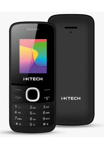 Ixtech IX-030 32 GB Çift Sim Kartlı Dijital Kamerasız Siyah Tuşlu Cep Telefonu (KVK Garantili) ürün görseli 1