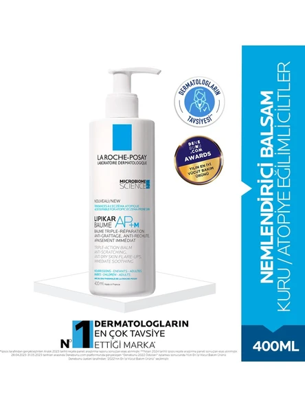 La Roche Posay Lipikar Baume AP+M  400 ml - Resim 2