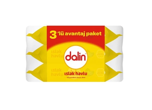 Dalin Islak Mendil 56 Yaprak - 3'lü Avantaj Paketi ürün görseli 1