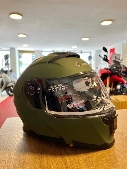 LS5 Çene Açılır Motosiklet Kaskı - Resim 6