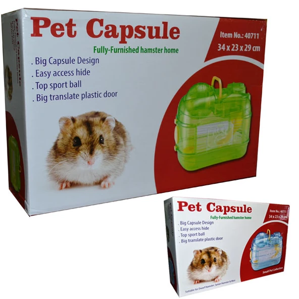 EuroGold Hamster Kafesi (34x23x29) ürün görseli 1