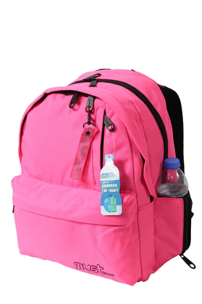 MUST 584600 Pink-- Çift Cepli İlkokul Sırt Çantası-Pembe ürün görseli 1