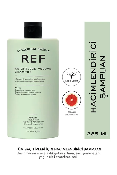 Ref Weightless Volume Shampoo 285 ml ürün görseli 1