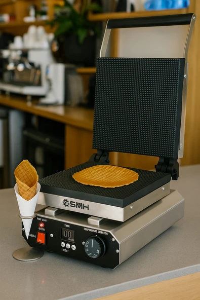 SMH Kornet Waffle Makinesi - Resim 3