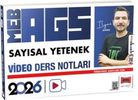 2026 MEB AGS Öğretmen Adayları İçin Sayısal Yetenek Video Ders Notları Yargı Yayınları ürün görseli 1