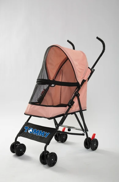 Tommy Evcil Hayvan Arabası Pembe 60*43*94cm Max 15kg ürün görseli 1