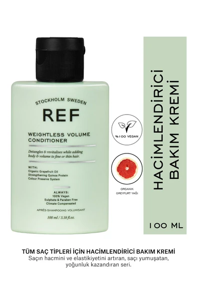 Ref Weightless Volume Conditioner 100 ml ürün görseli 1