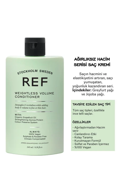 Ref Weightless Volume Conditioner 245 ml ürün görseli 1