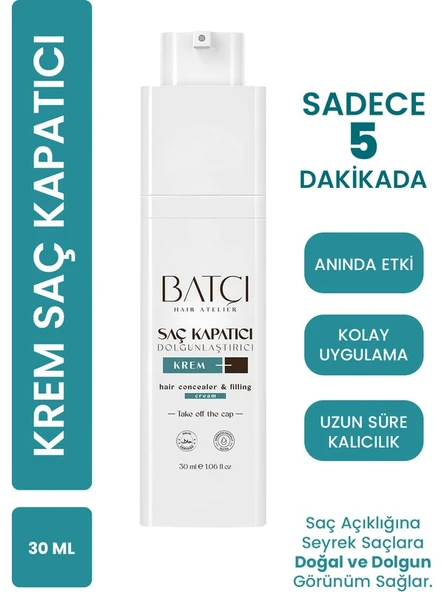 Batçı Saç Kapatıcı Dolgunlaştırıcı Sıvı Krem 30 ml One Size ürün görseli 1