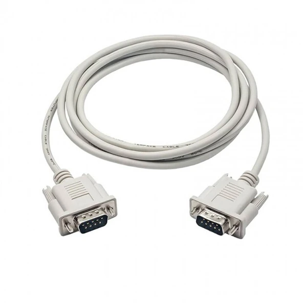 RS232 DB9 Erkek Erkek seri com kablo rs232 erkek 9 pin kablo 1.8m ürün görseli 1
