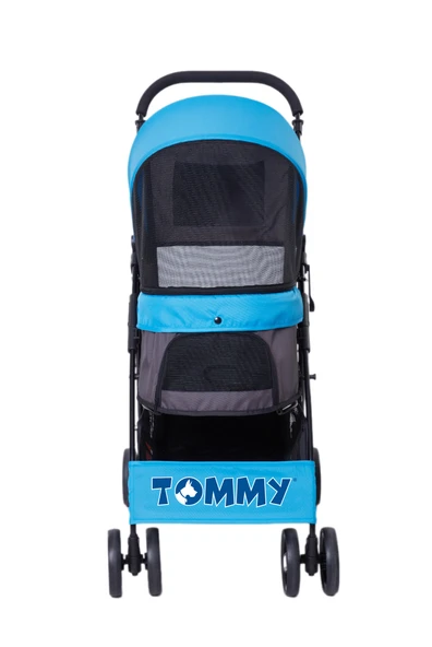 Tommy Evcil Hayvan Arabası Mavi 67*47*98cm Max 15kg ürün görseli 1