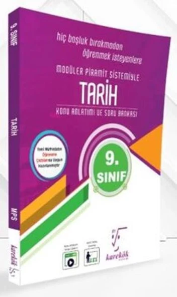 9. Sınıf Tarih MPS Karekök Yayıncılık ürün görseli 1