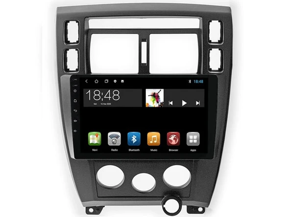 Navismart Multimedya - 8 Çekirdek İşlemci, 8GB RAM, 128GB HAFIZA Hyundai Tucson (2006-2013) ile uyumlu ürün görseli 1